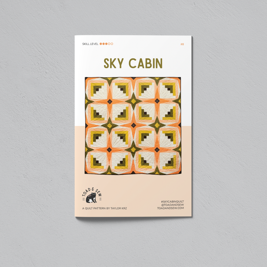 Sky Cabin - Printed Quilt Pattern | Toad & Sew