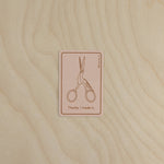 Thanks, I made it - Pink - Stickers for Fiber Artists