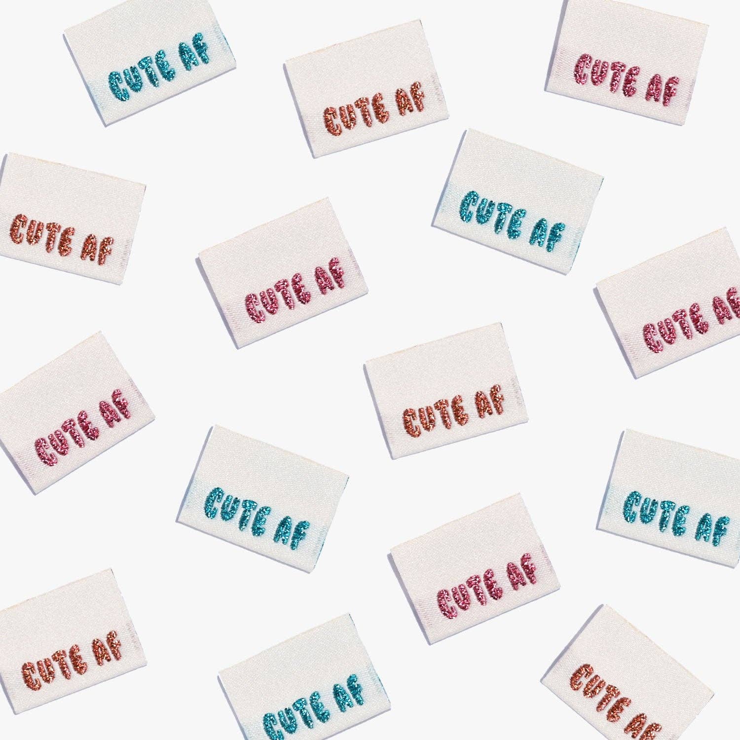 'Cute AF!' Labels | 6 Pack Labels