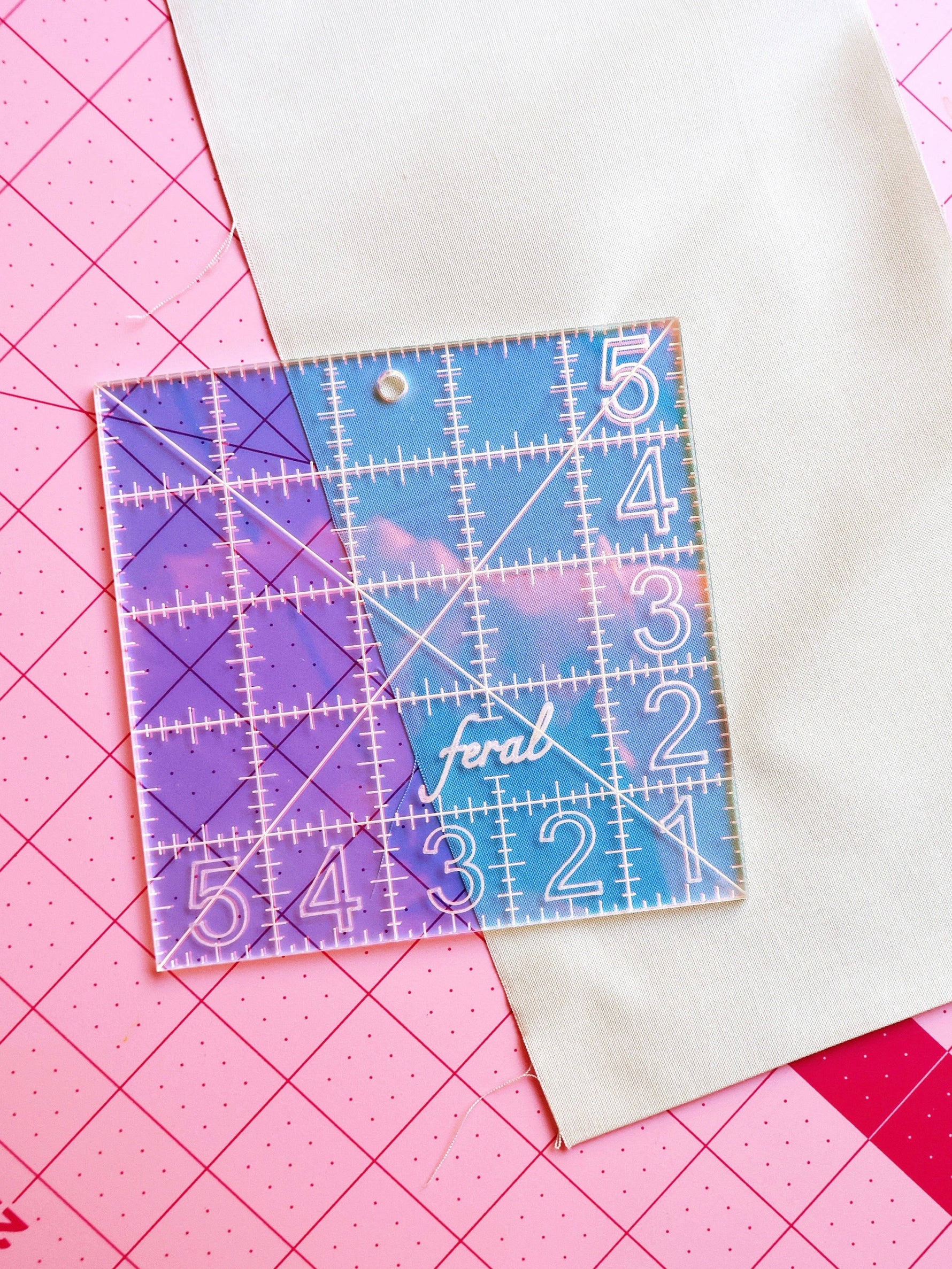 Charm square ruler: Golden