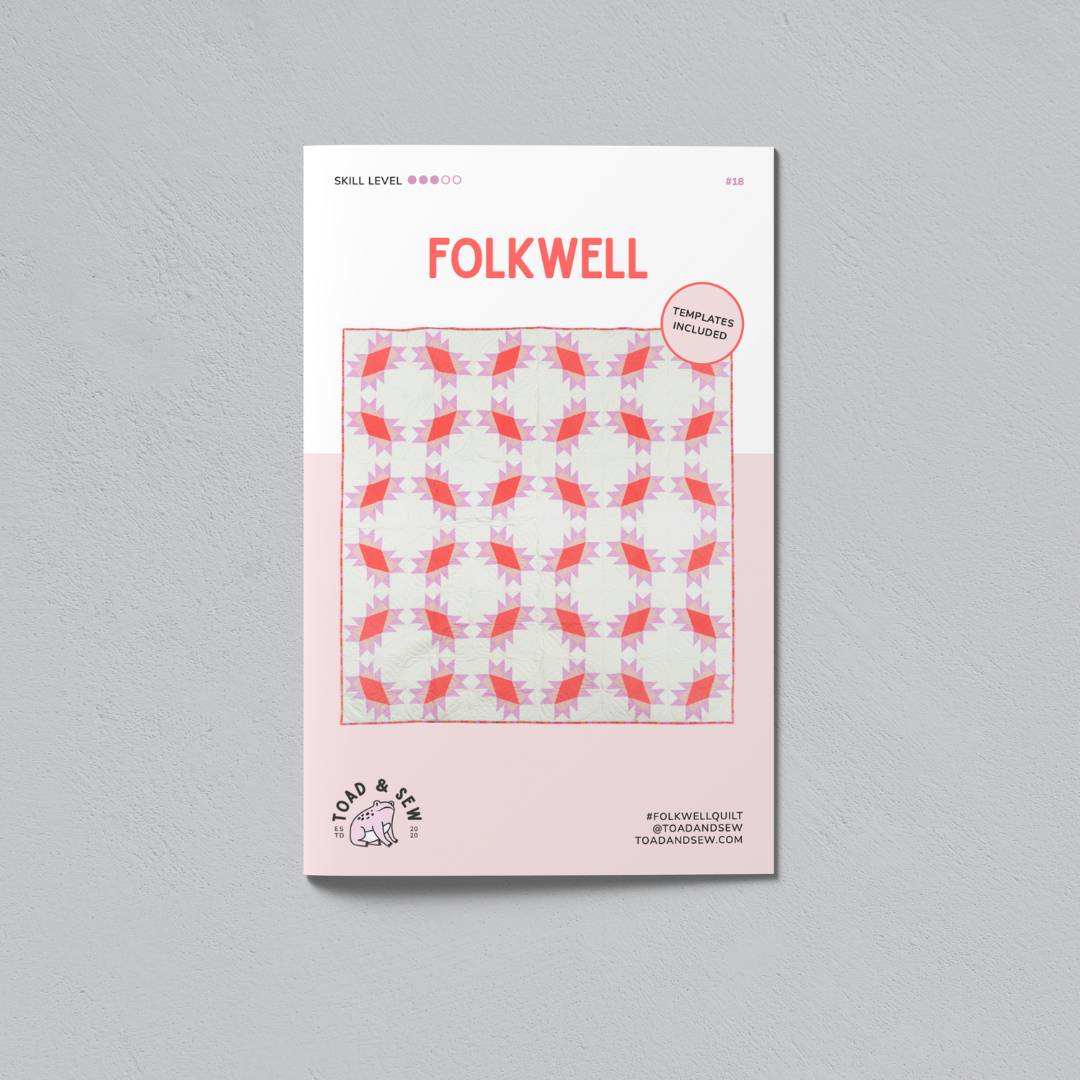 Folkwell Quilt Pattern: Printed