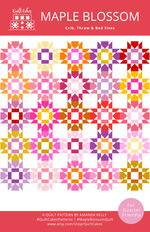 Maple Blossom Quilt Pattern Printed