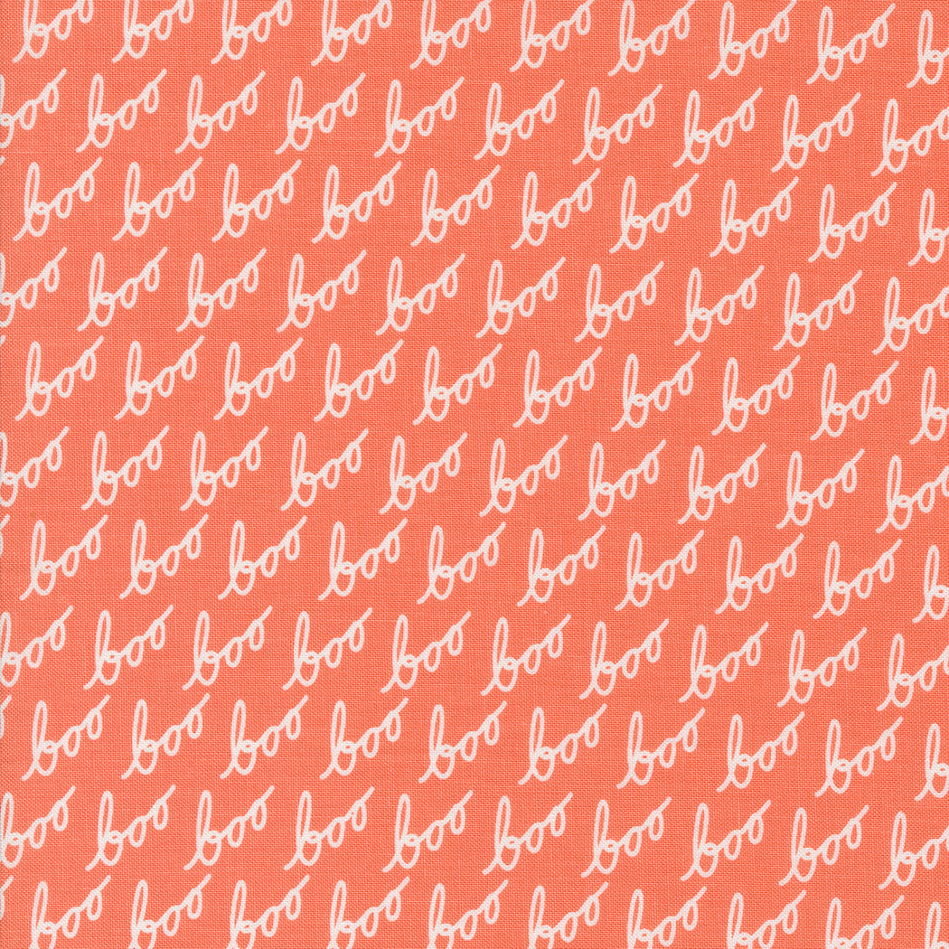 Hey Boo || Soft Pumpkin Boo || Cotton Quilting Fabric