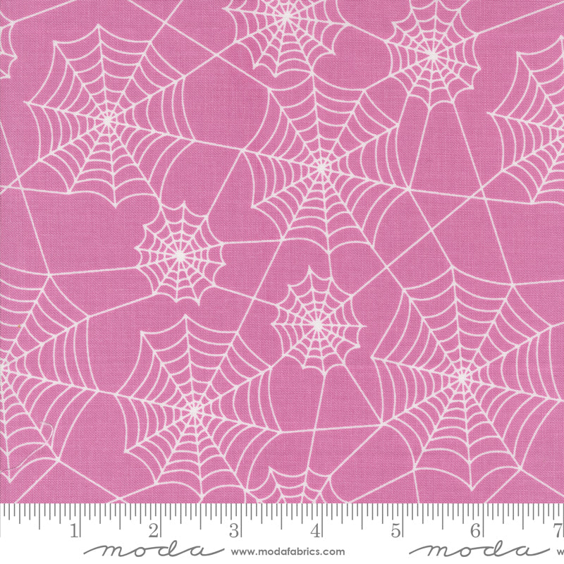 Hey Boo || Purple Haze Webs || Cotton Quilting Fabric