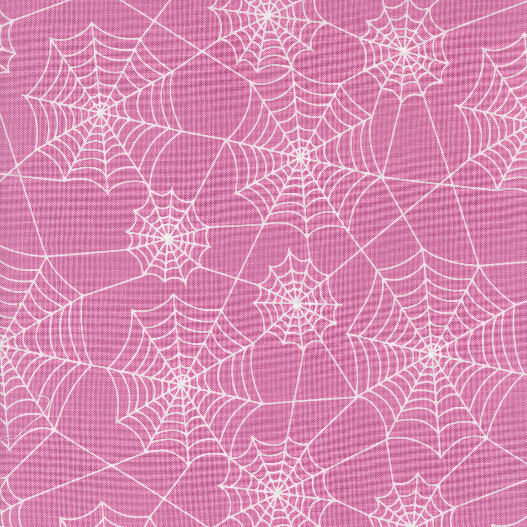 Hey Boo || Purple Haze Webs || Cotton Quilting Fabric