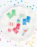 Happy Birthday - Woven Label Pack - 8 PACK