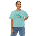 Life of a Sewgirl Women's Boxy Tee, Relaxed Fit T-Shirt for Quilters