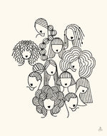 Sup Ladies 8x10 Art Print: 8" x 10"