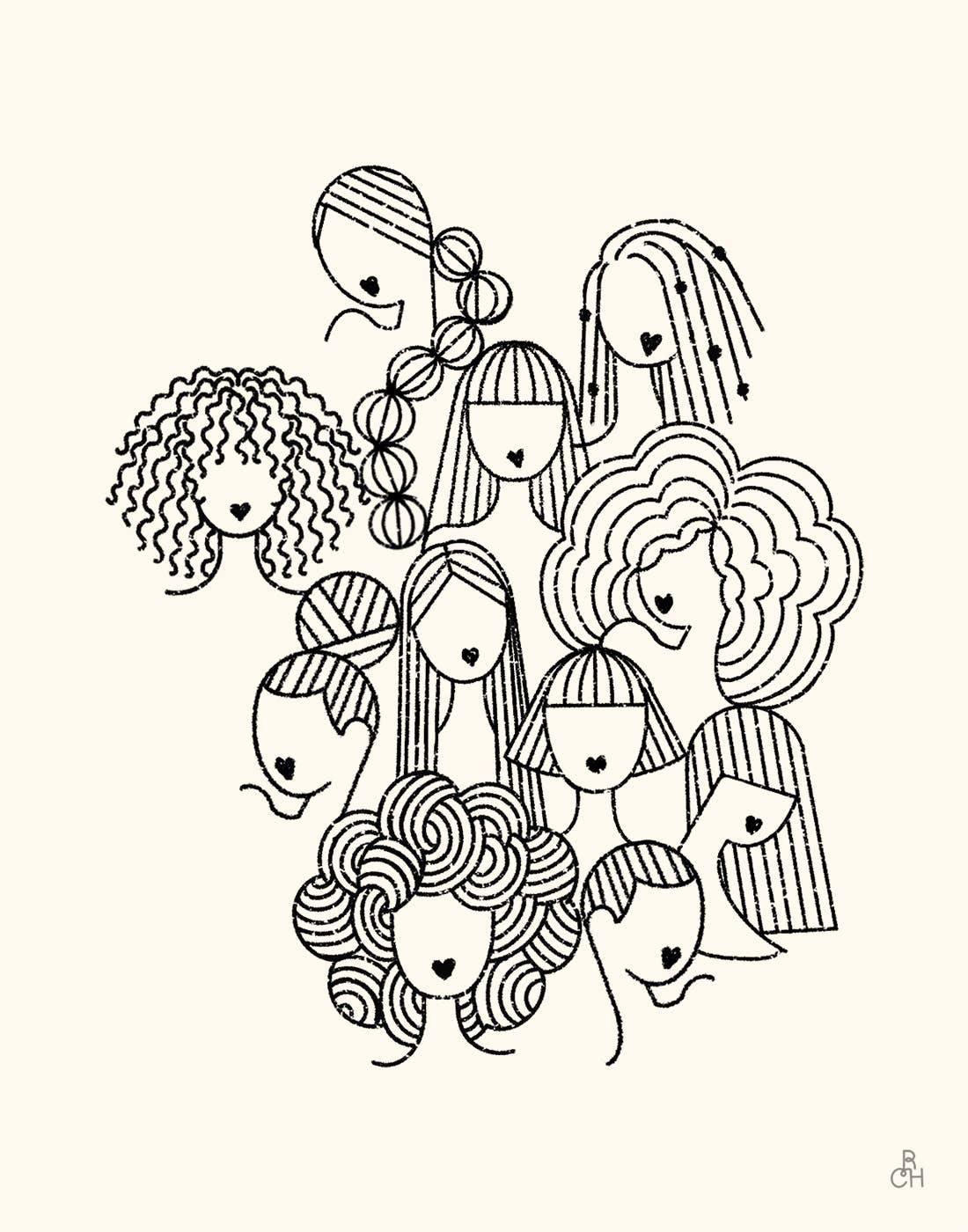 Sup Ladies 8x10 Art Print: 8" x 10"