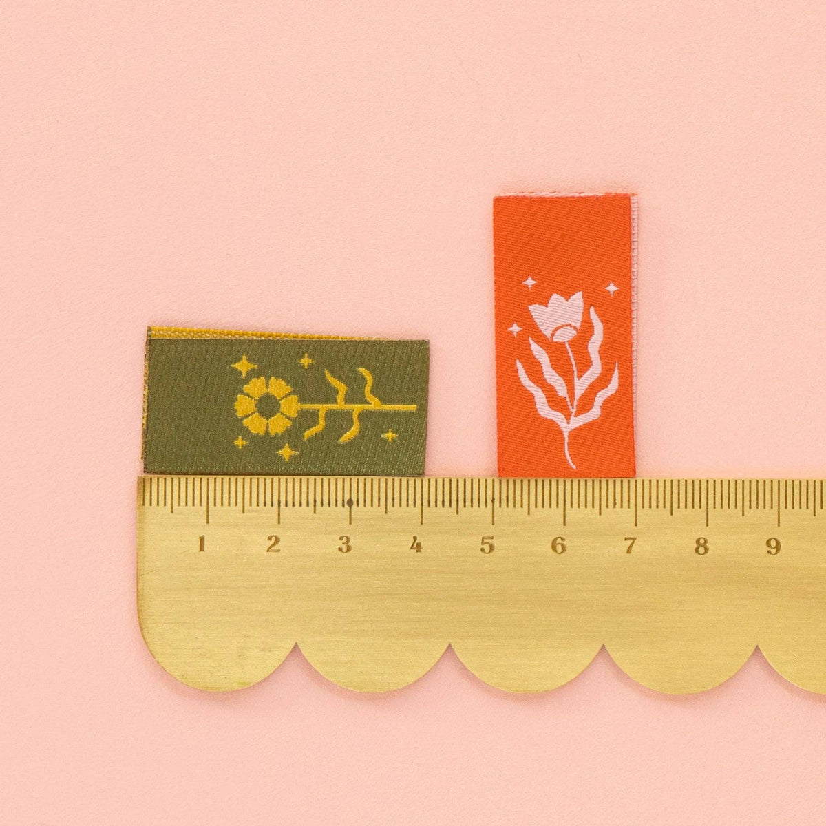 Floral Design Multipack Woven Sewing Labels