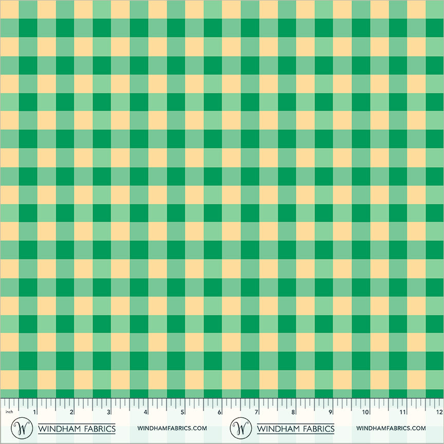 PREORDER Heather Ross Boat Race || Picnic Little Jade || Cotton Quilting Fabric