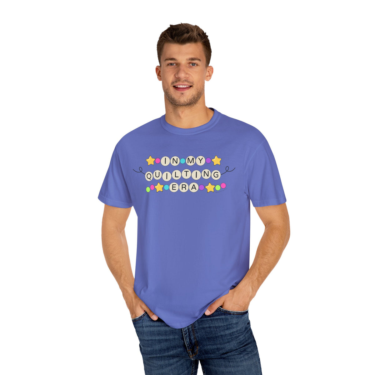 "In My Quilting Era" Unisex Garment-Dyed T-shirt