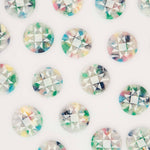 Large Confetti Quilt Star Buttons