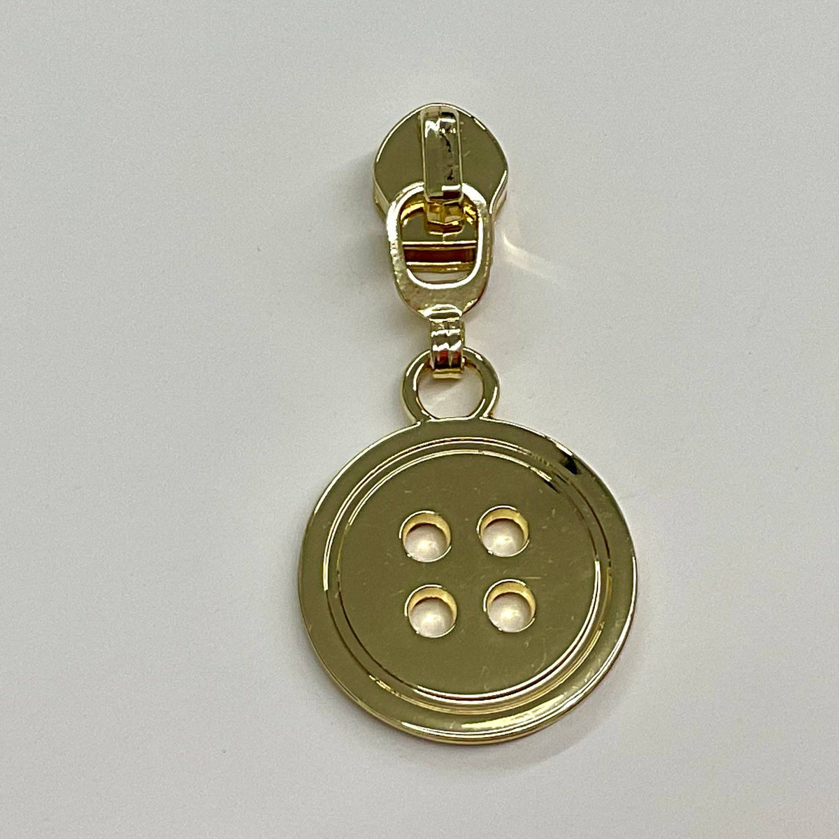 Button Zipper Pulls: Rainbow / 5 pk