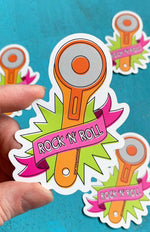 Rotary Cutter Sticker