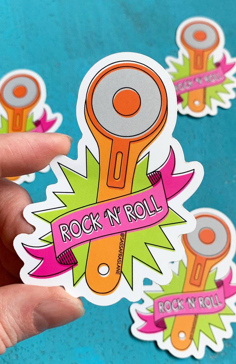 Rotary Cutter Sticker
