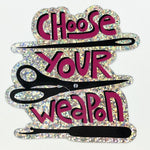 Choose Your Weapon Sticker | Fish Museum