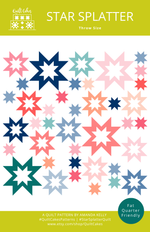 Star Splatter Quilt Pattern Printed