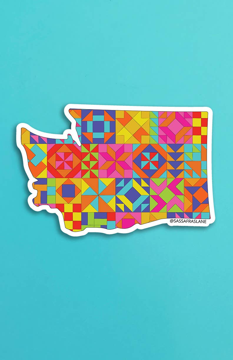 Washington State Quilt Sticker