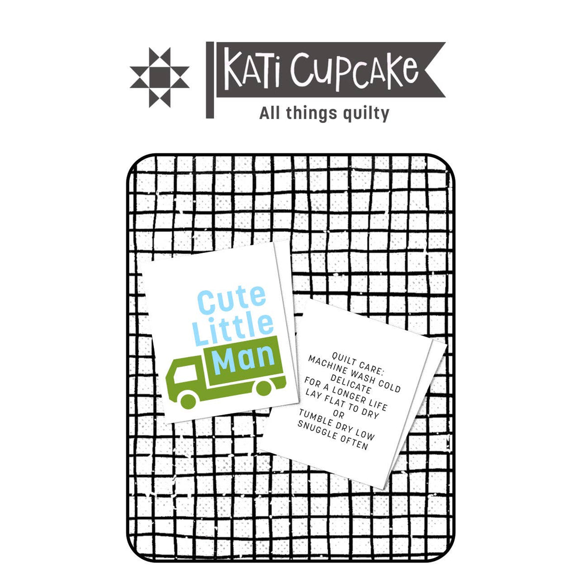 Cute Little Man - Designer Sewing Labels