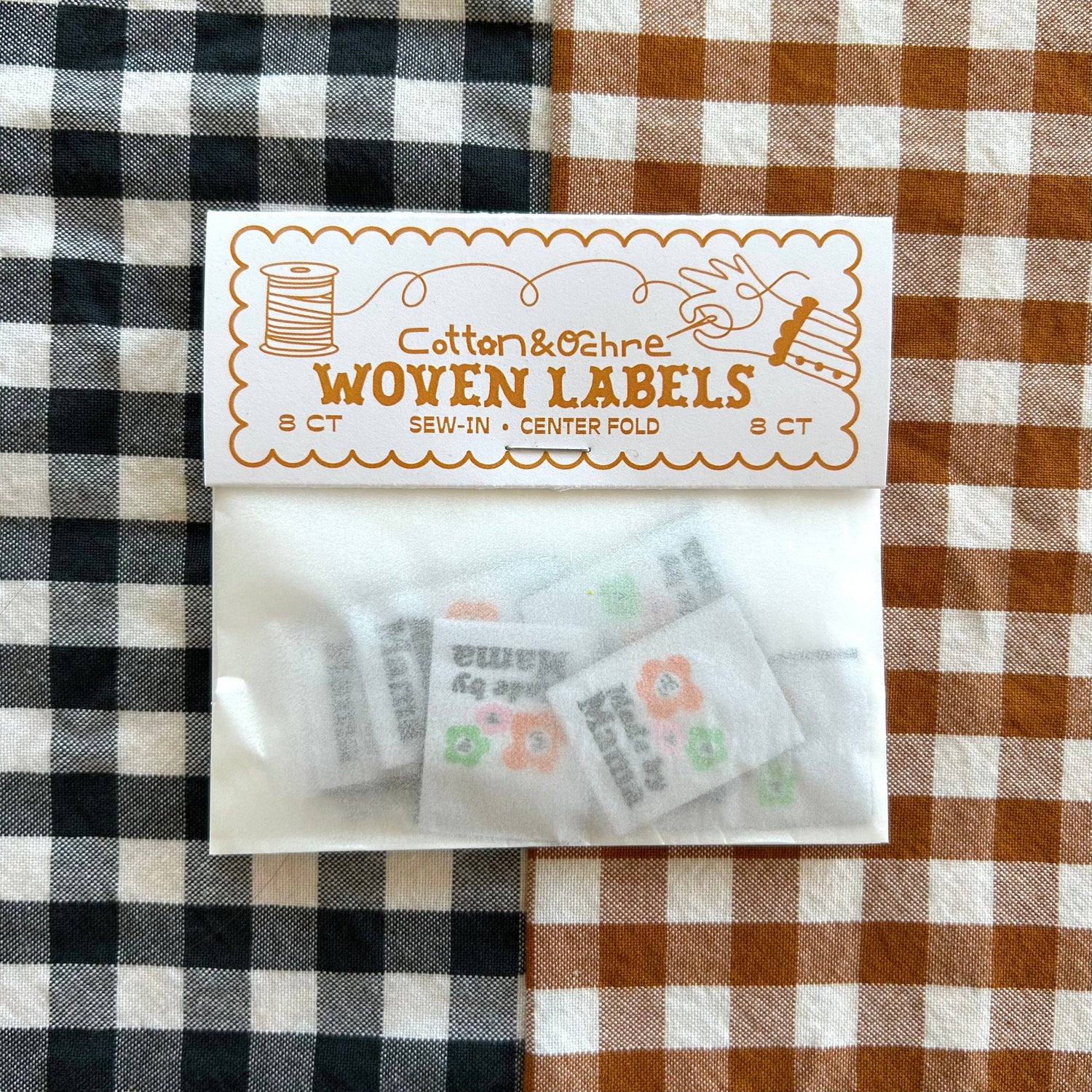 Made by mama woven labels 8 pack