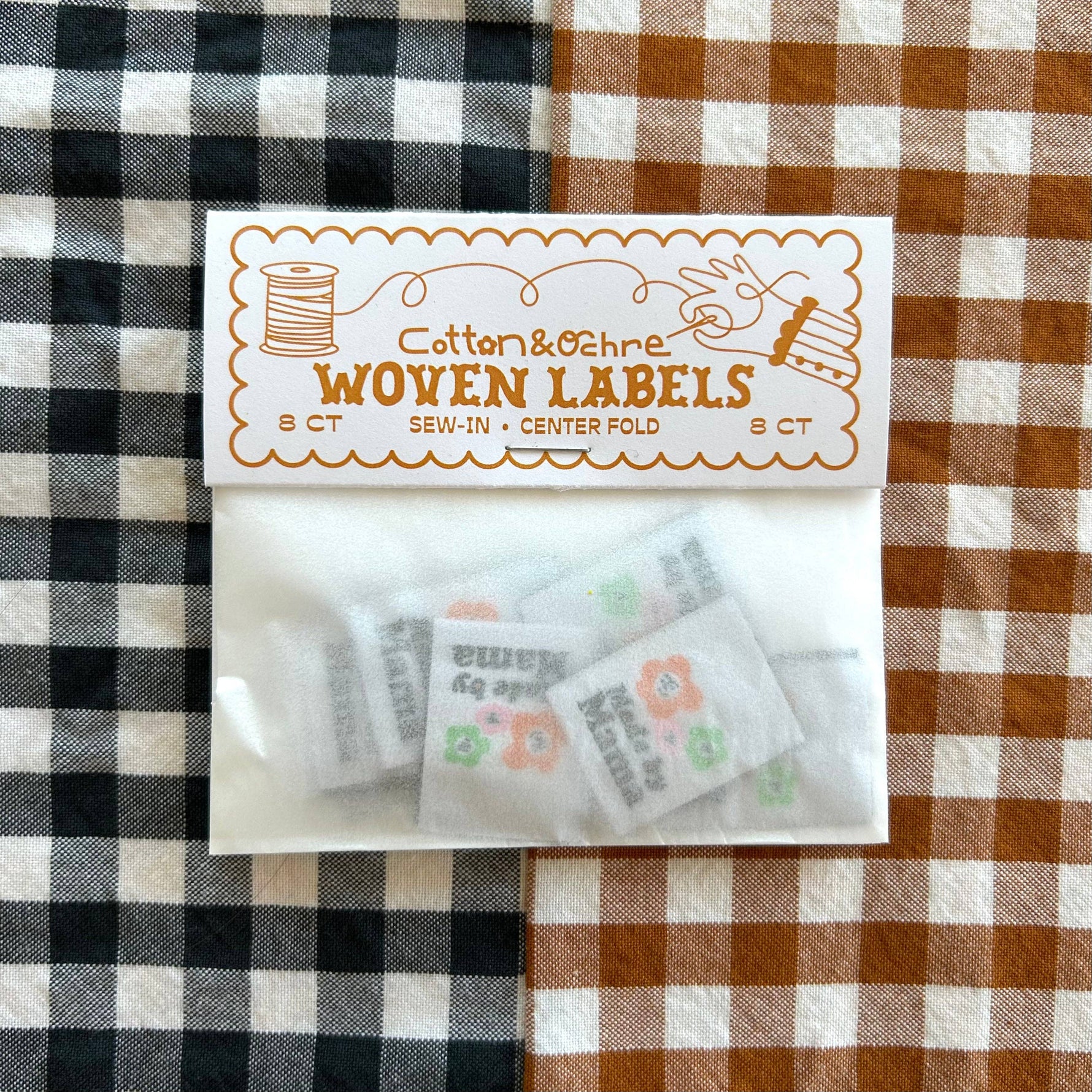 Made by mama woven labels 8 pack