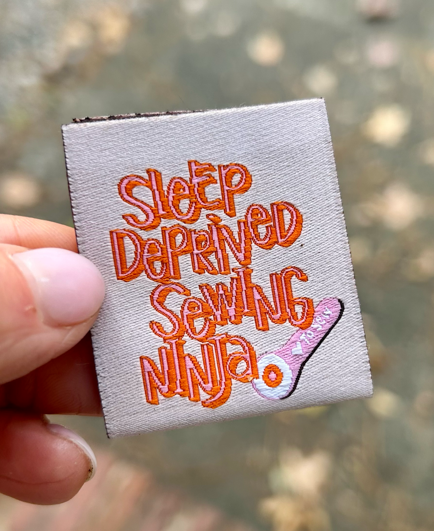 Sleep Deprived - Designer Woven Labels