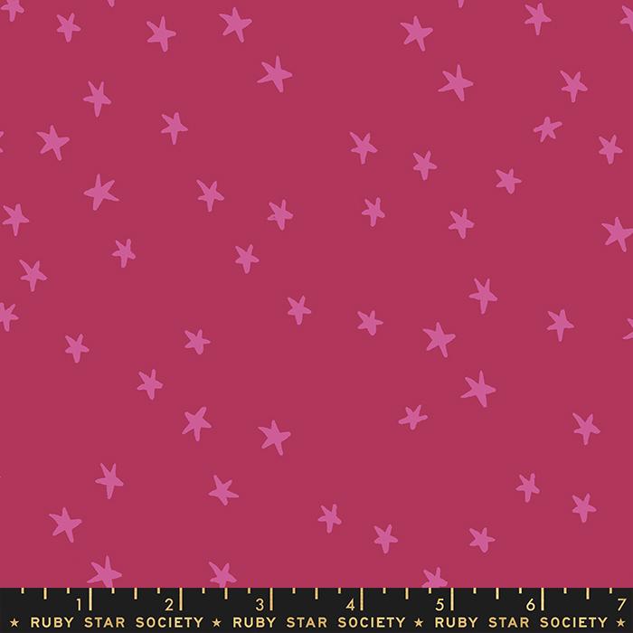 STARRY || Plum || Cotton Quilting Fabric