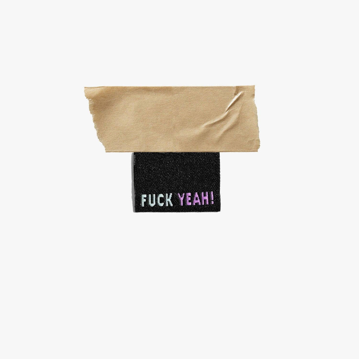 Fuck Yeah! Woven Labels | Pack of 6 labels