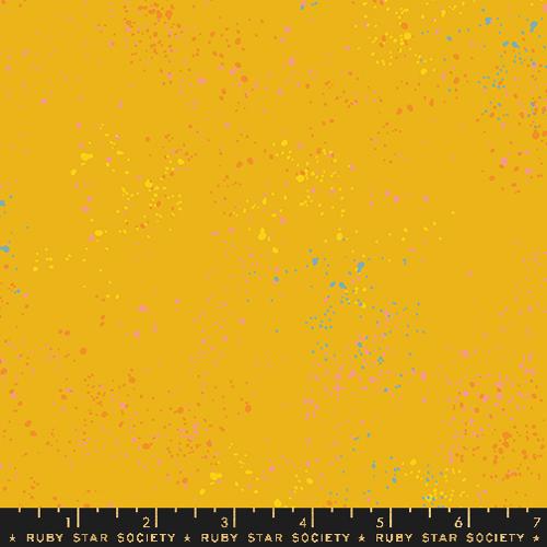 Speckled '24 || Goldenrod || Cotton Quilting Fabric