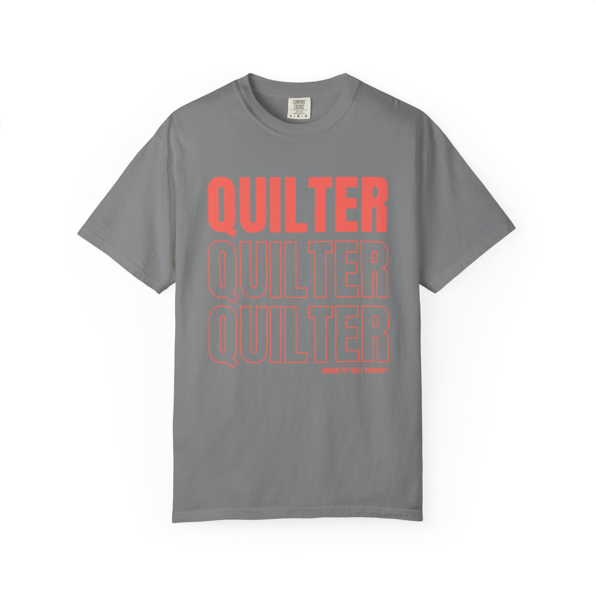 Dark Quilter Soft-Washed T-shirt Grey