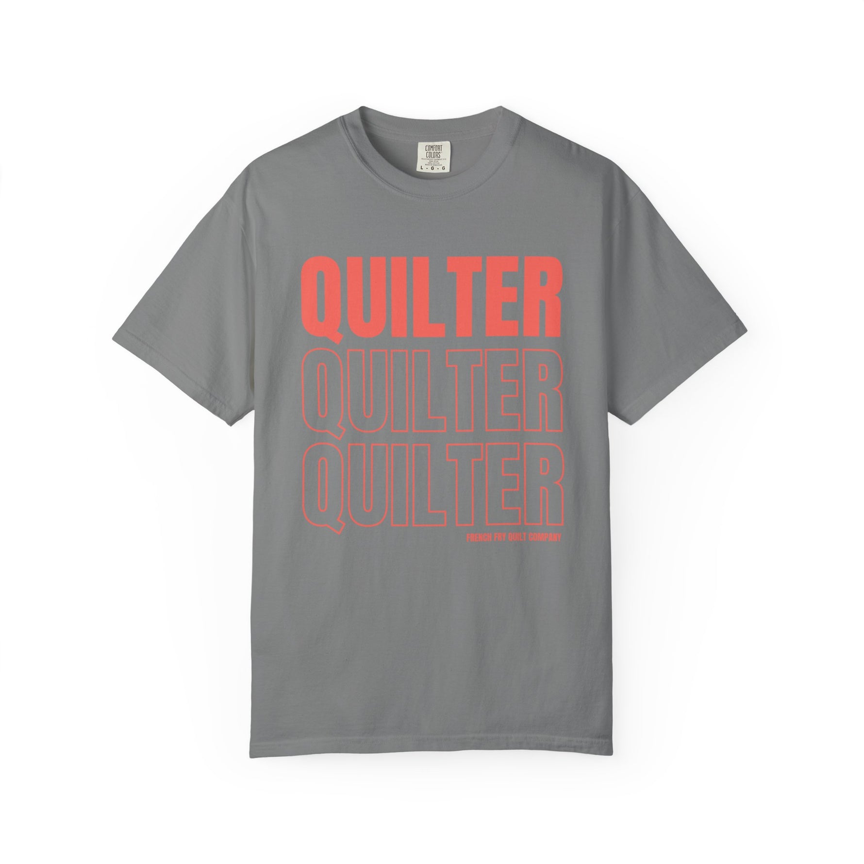 Dark Quilter Soft-Washed T-shirt Grey