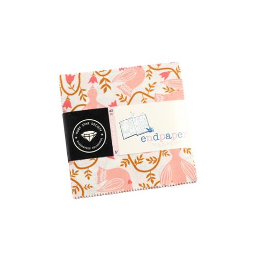 ENDPAPER || 42 pc Charm Pack || Cotton Quilting Fabric