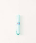 Crystalline striped cotton coupon: Light blue / Rigato crystallin