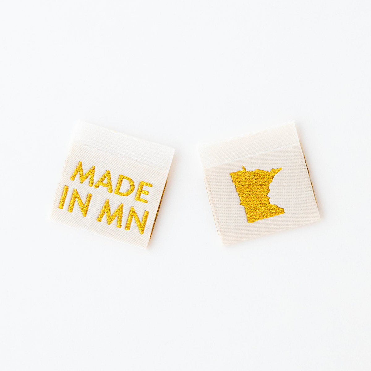 Made in My State Gold Woven Labels: Nevada