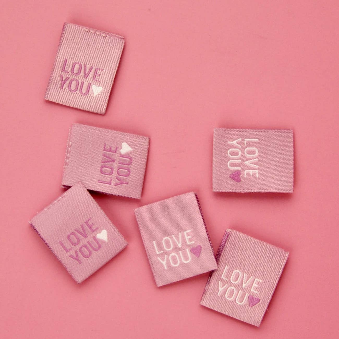 Love You - Designer Woven Labels     
