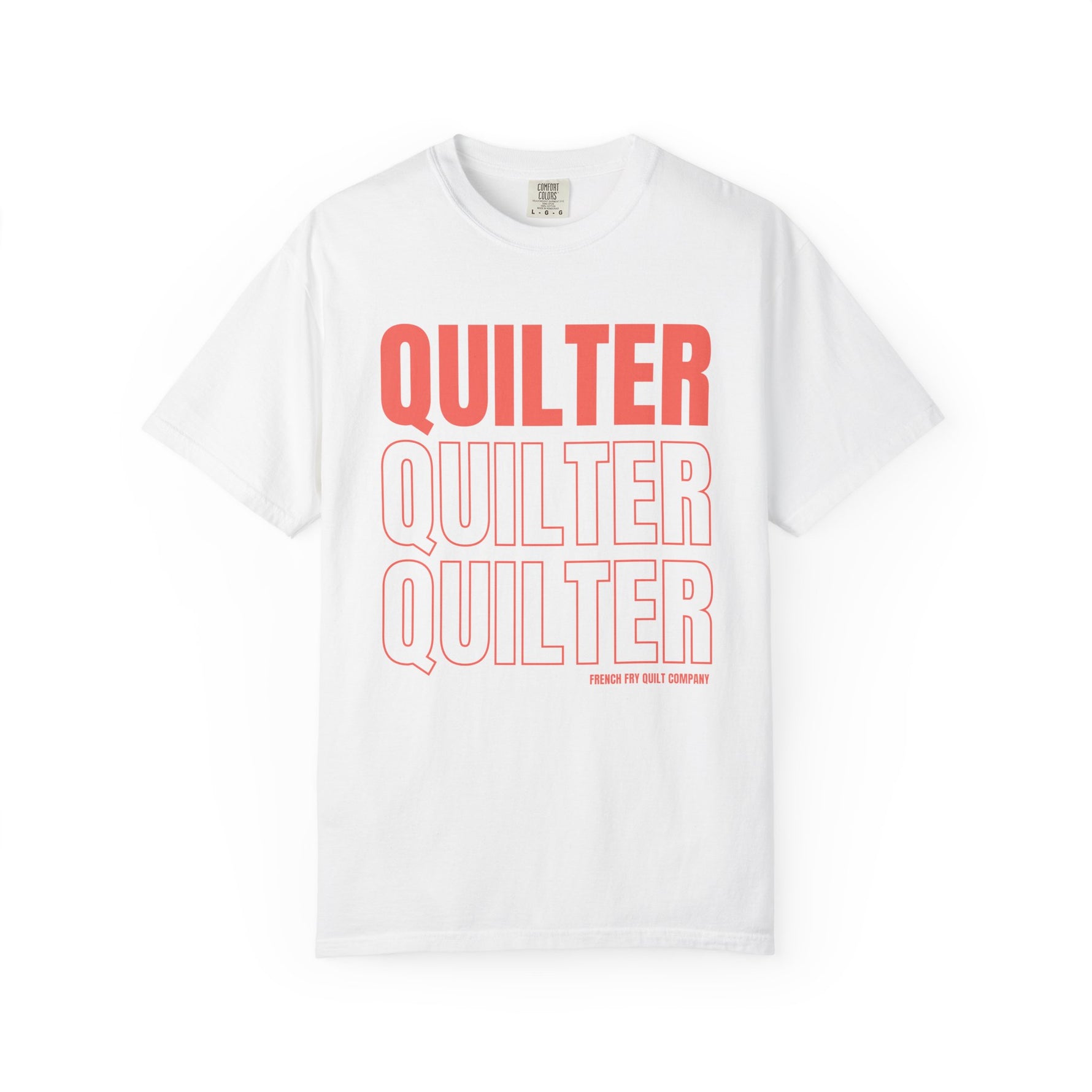 Dark Quilter Soft-Washed T-shirt White