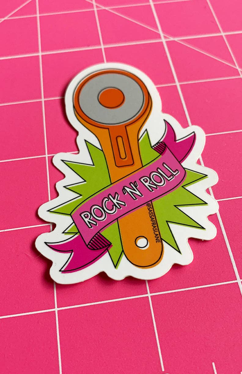 Rotary Cutter Sticker