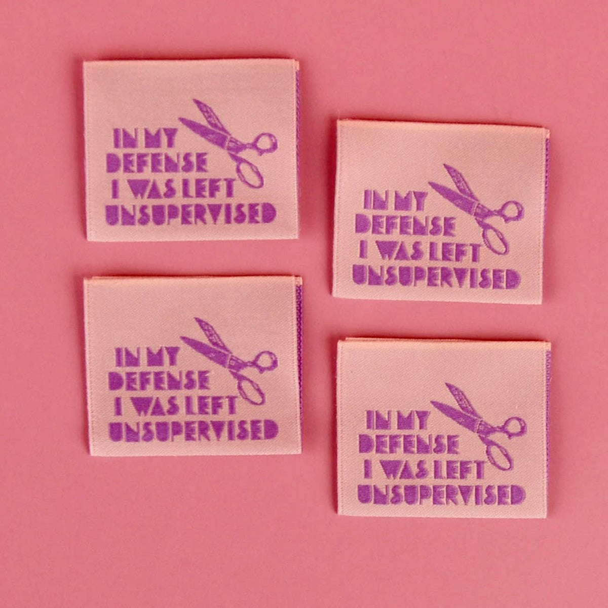 In My Defense - Sew in Labels