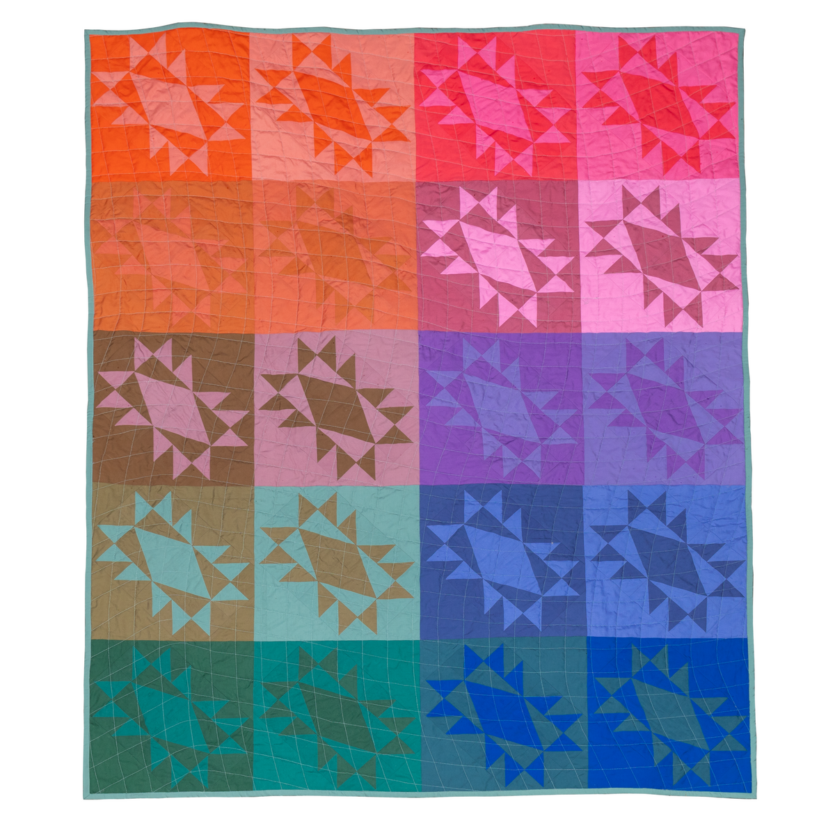 Folkwell Quilt Pattern: Printed