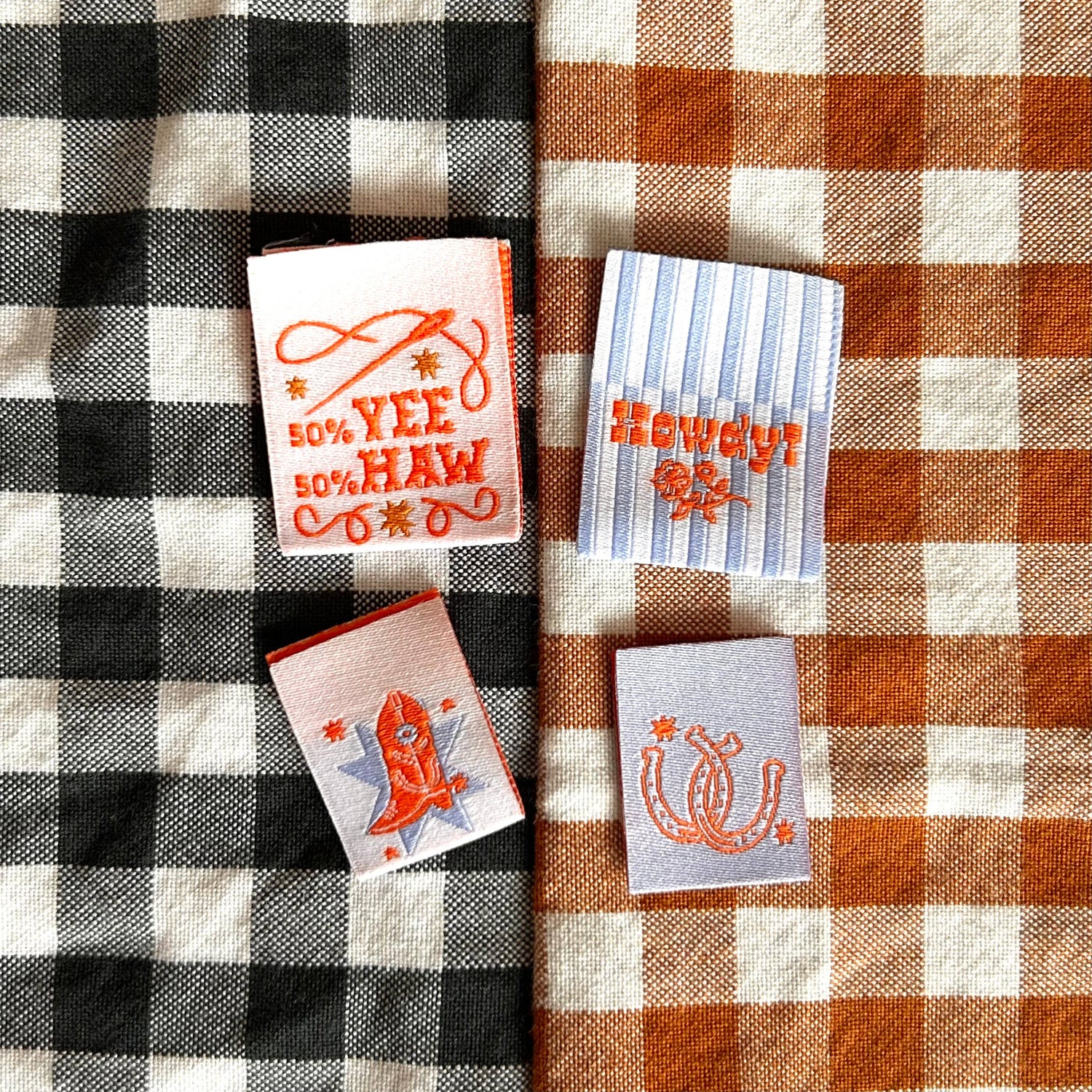 Yee Haw Pack Woven Labels