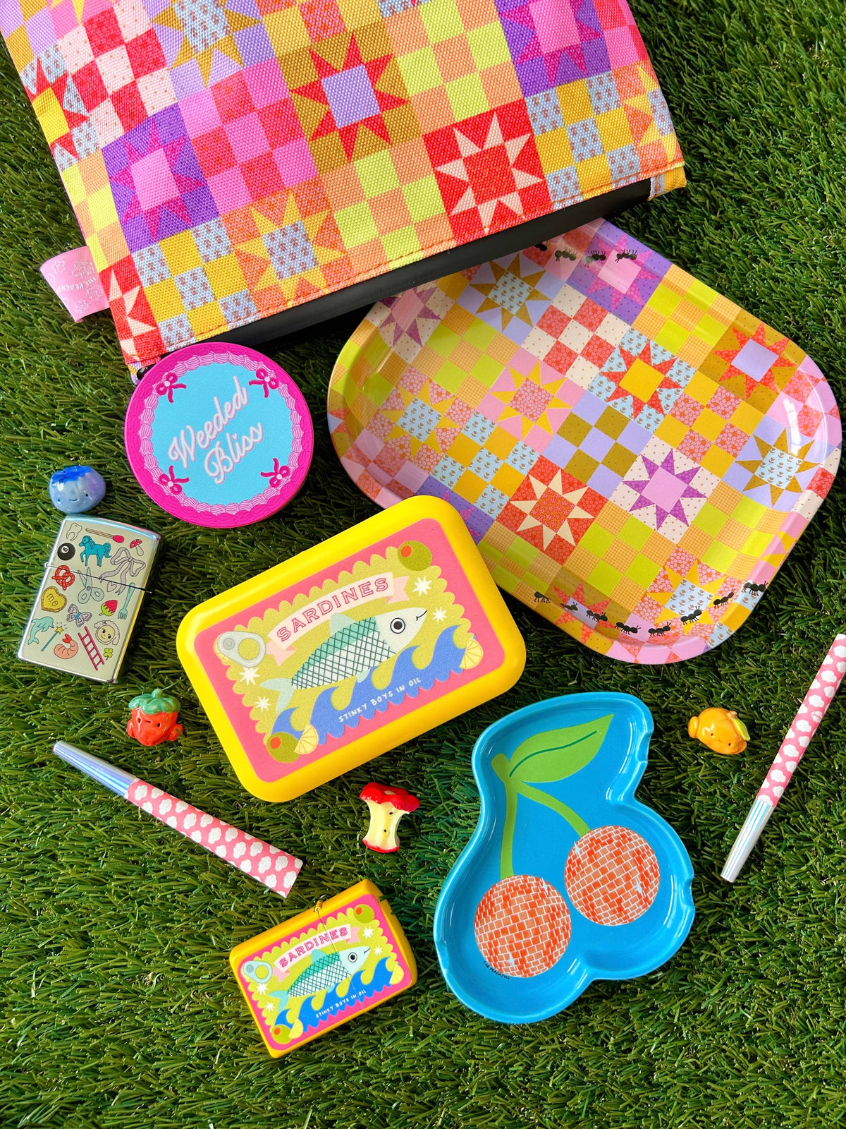 Small Patchwork Quilt Tray: Perfect