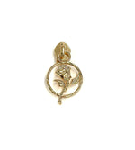 Enchanted Rose Zipper Pulls: Matte Black / 5 pk