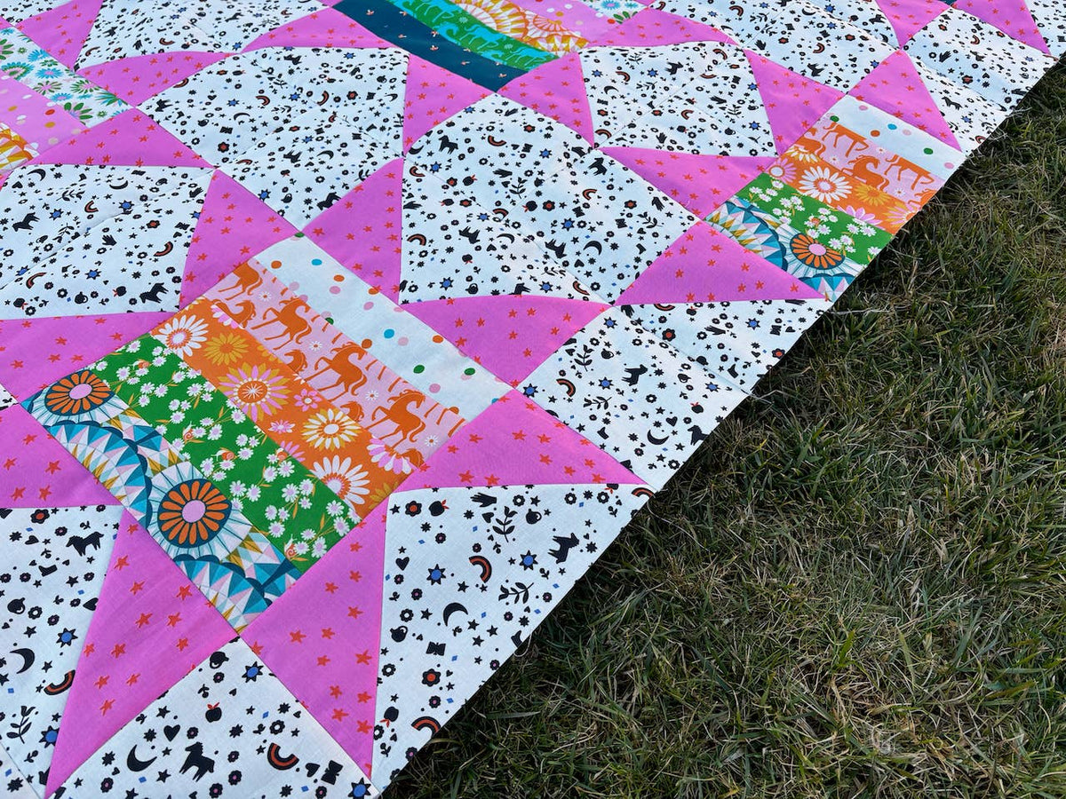 Sawtooth Stripes 2.0 Quilt Pattern - Printed