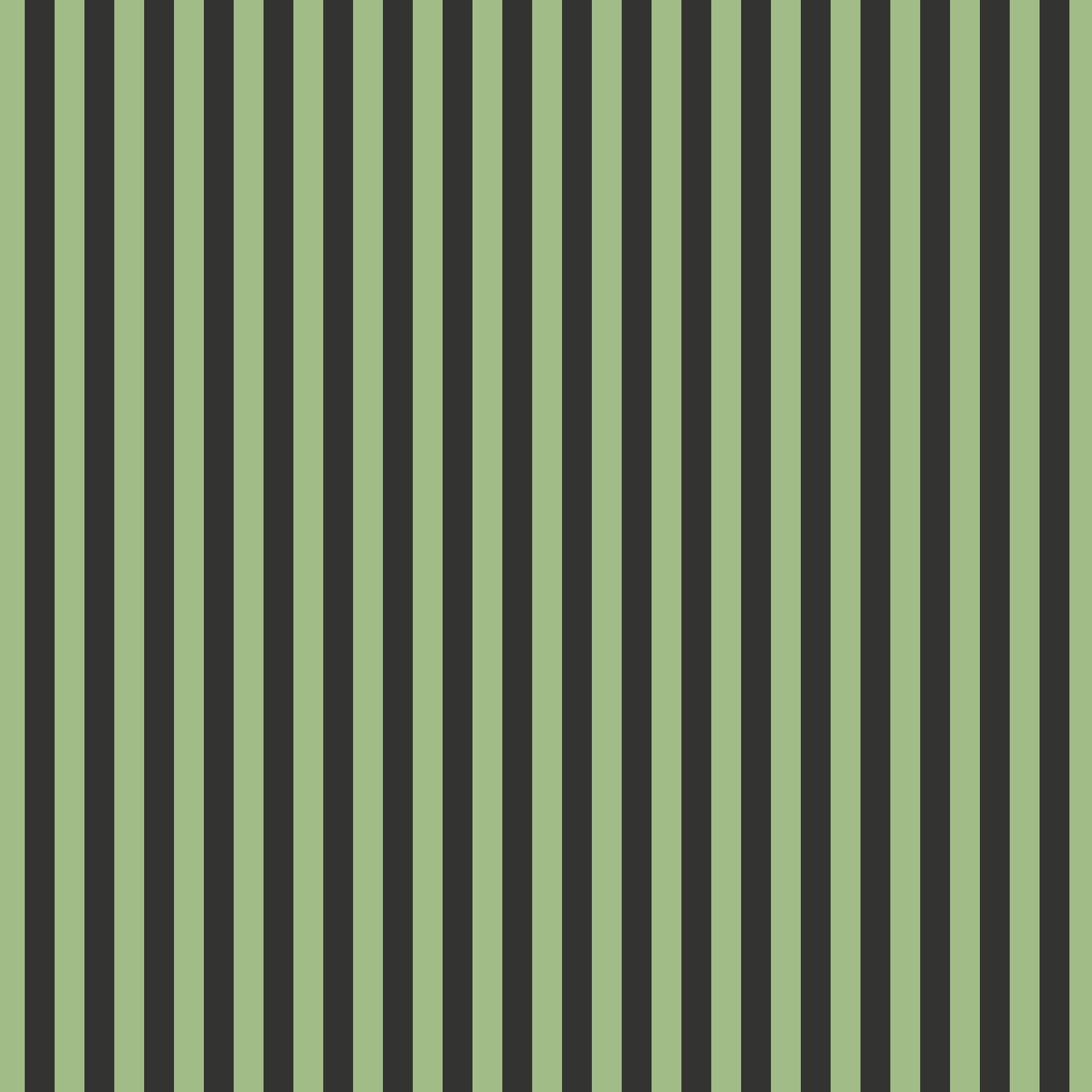 Halloween - Cabana Stripes - Green Fabric