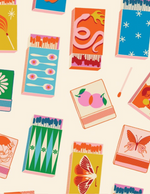 PREORDER TRINKETRY || Matchmaker Natural with Neon || Cotton Quilting Fabric
