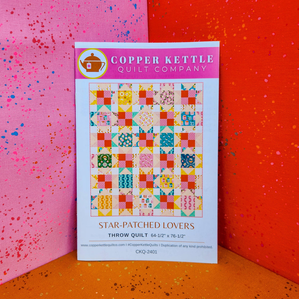 Star-Patched Lovers | CKQ-2401 Quilt Pattern