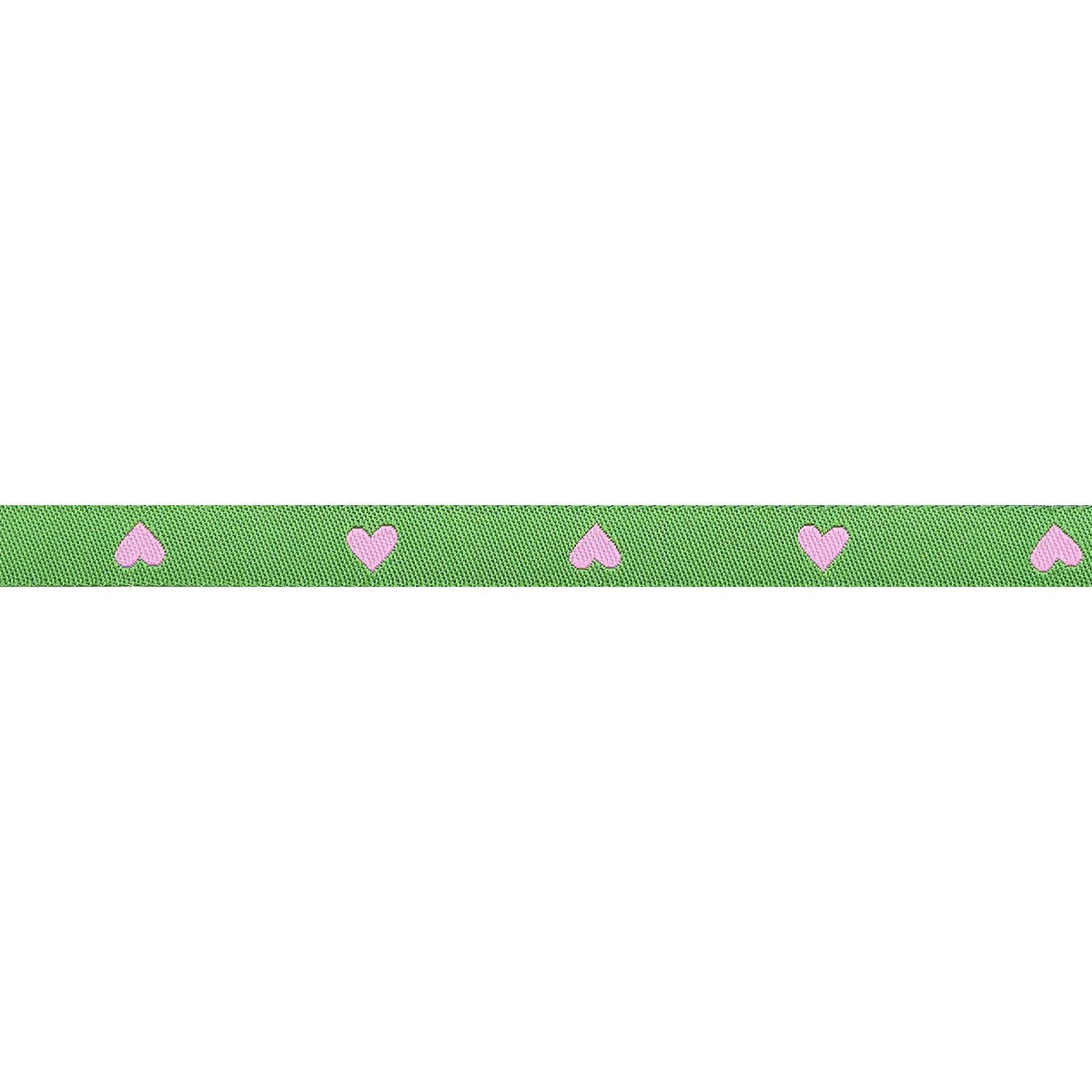 Hearts and Sparks - Hearts in Verdant - 3/8" width - by Melody Miller - BTY