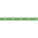 Hearts and Sparks - Hearts in Verdant - 3/8" width - by Melody Miller - BTY