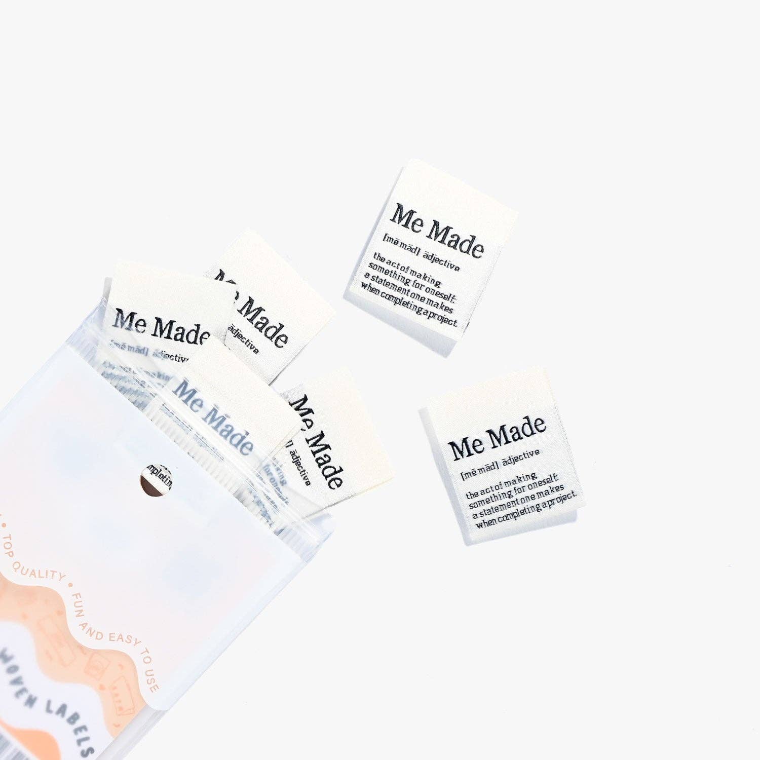 Me Made Definition Woven Labels | Case of 6 Units